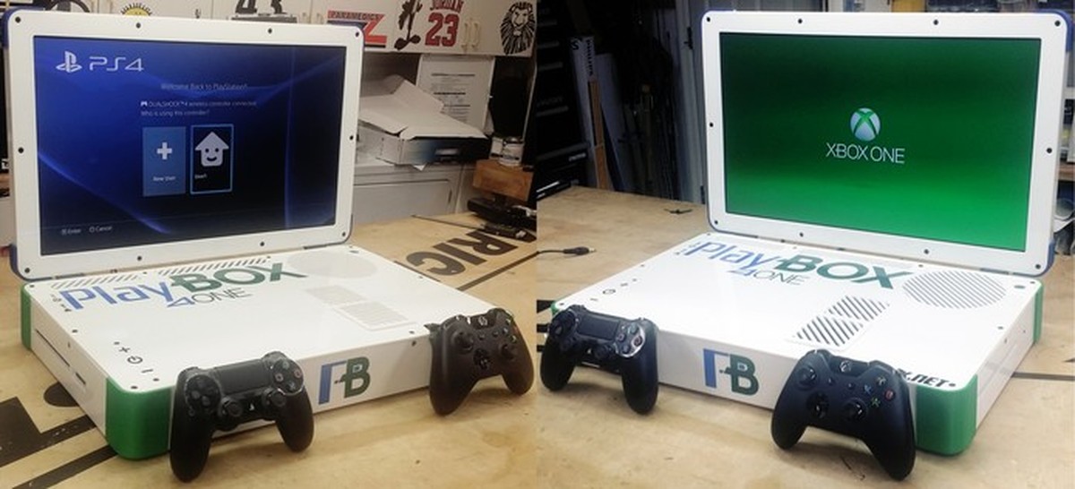 Hjemland tone hjul Conheça o PlayBox, portátil que une PS4 e Xbox One por menos de R$ 7 mil