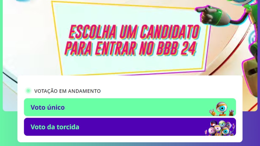 Como votar no BBB 24? Entenda os 'votos únicos' e 'votos da torcida'
