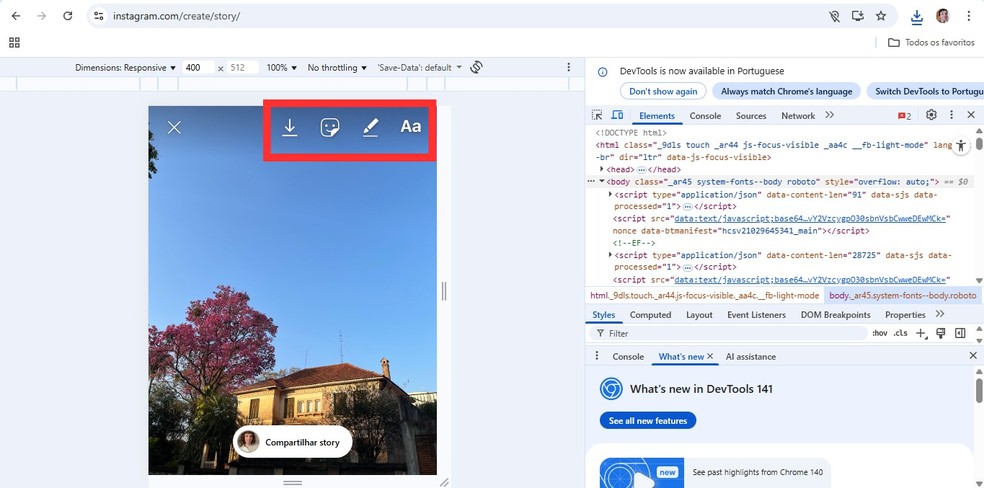  Reprodução/Mariana Tralback