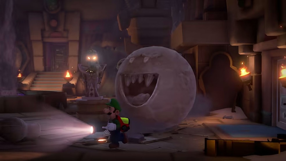 Luigi's Mansion 3 pode ser jogado em modo cooperativo com a ajuda de um clone de Luigi feito de gosma chamado Gooigi — Foto: Reprodução/Nintendo Game Store