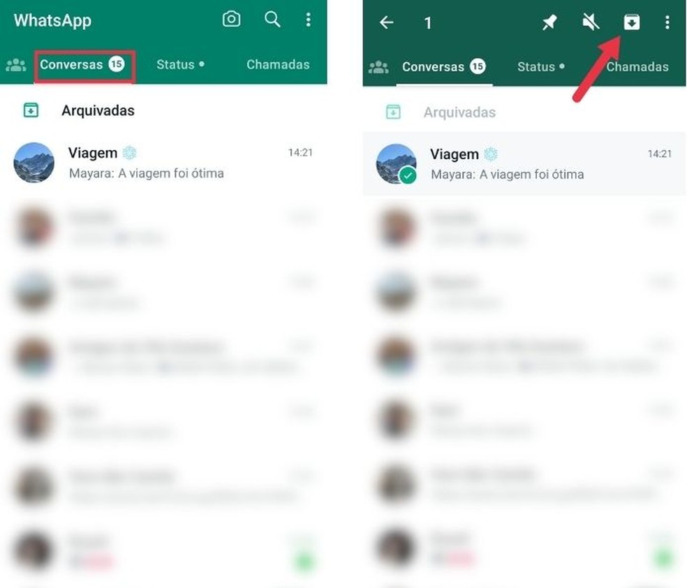 Como Arquivar Conversa No Whatsapp E Desarquivar 5134