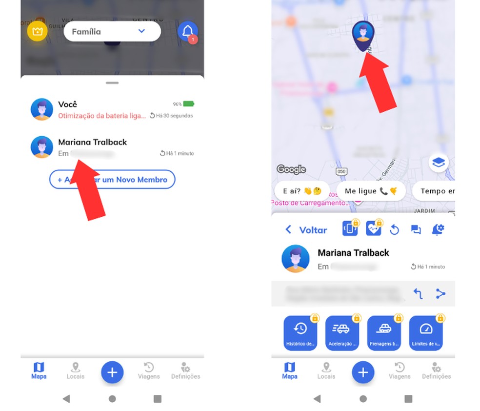  Reprodução/Mariana Tralback