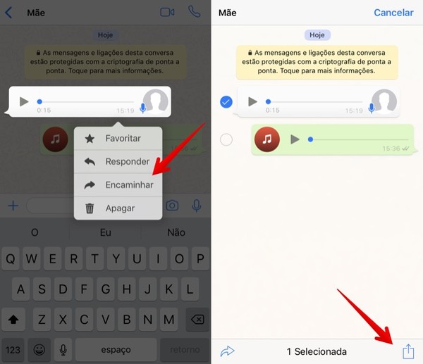Como cortar áudio do WhatsApp