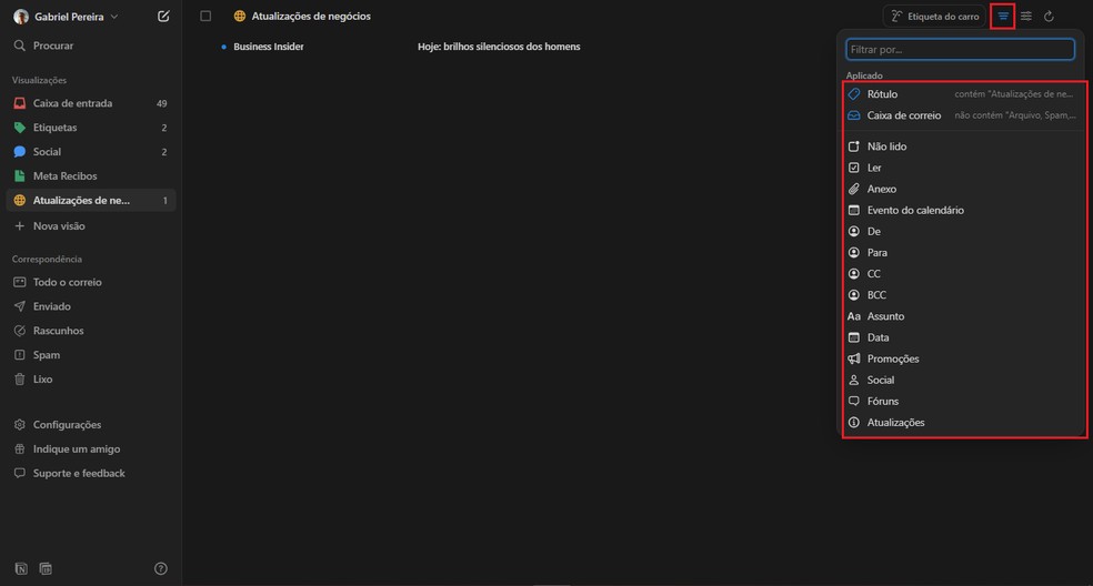  Reprodução/Gabriel Pereira