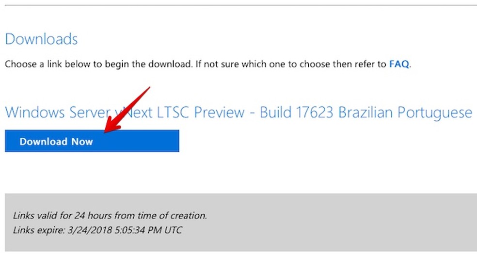 Como baixar o Windows Server 2019 Preview