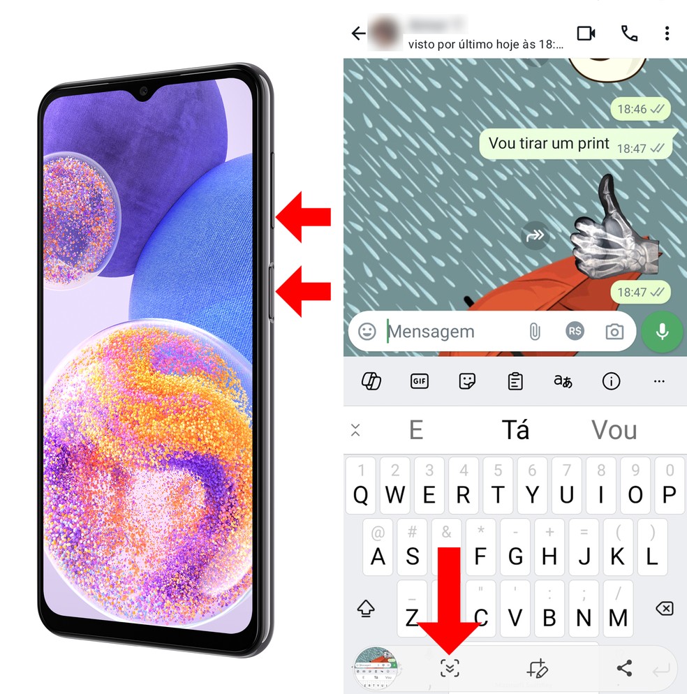 Como tirar print no Samsung Galaxy A23? Veja 3 opções