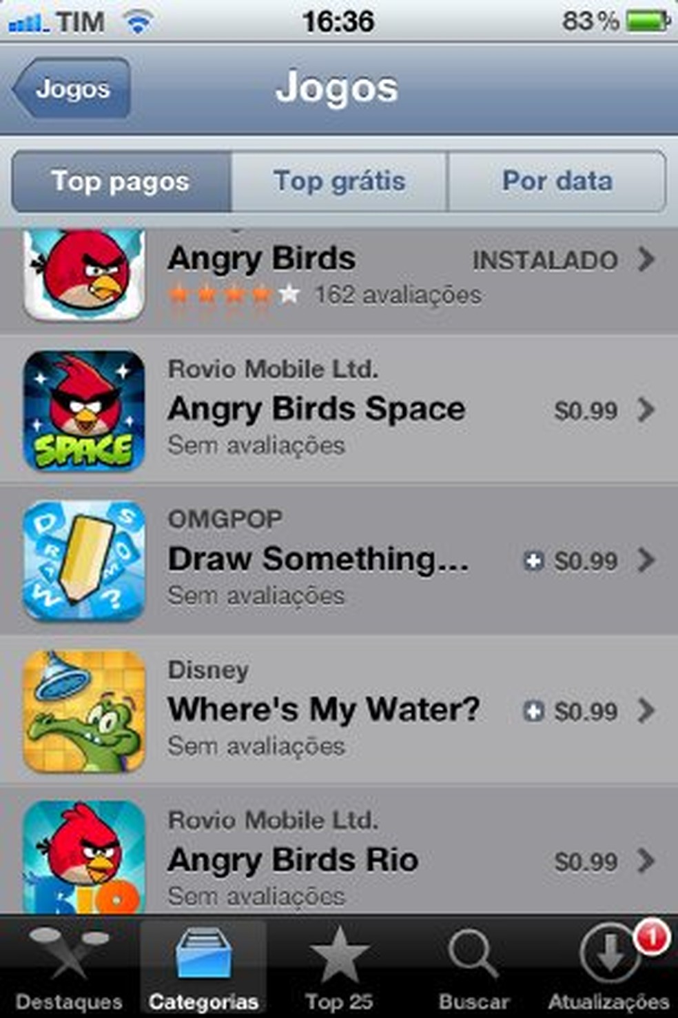 Lista de jogos para iPhone e iPad em 2012