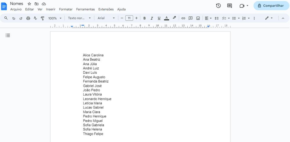 Como colocar em ordem alfabética no Word e organizar todos os dados