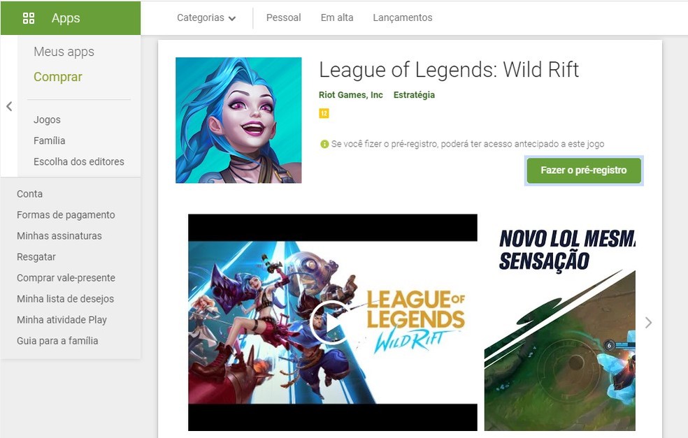 League of Legends: Wild Rift chega ao Brasil em Beta aberto; saiba tudo -  Canaltech