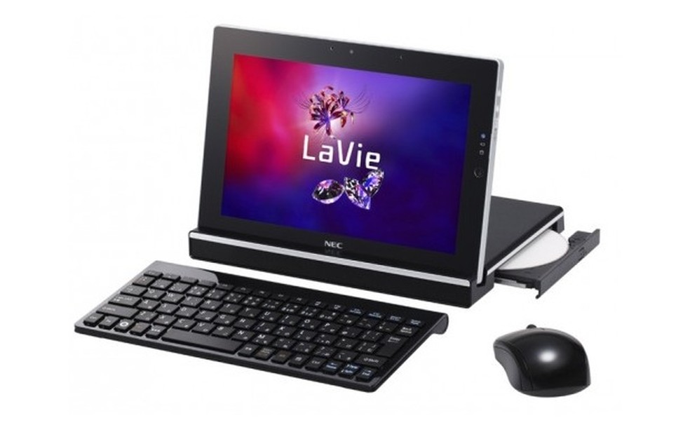 NEC LaVie Touch LT550/FS, um tablet Windows com dock e DVD