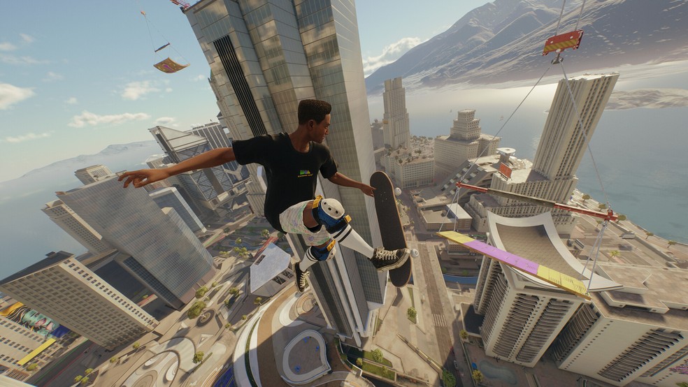 Faça manobras radicais em Skate. — Foto: Reprodução/Steam