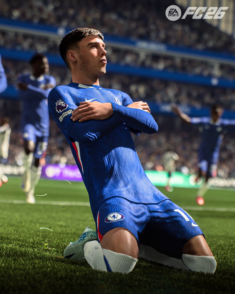 Cole Palmer, camisa 10 do Chelsea, em EA FC 26 — Foto: Divulgação/EA