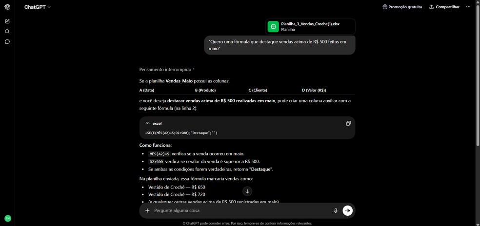  Reprodução/Erika Oliveira
