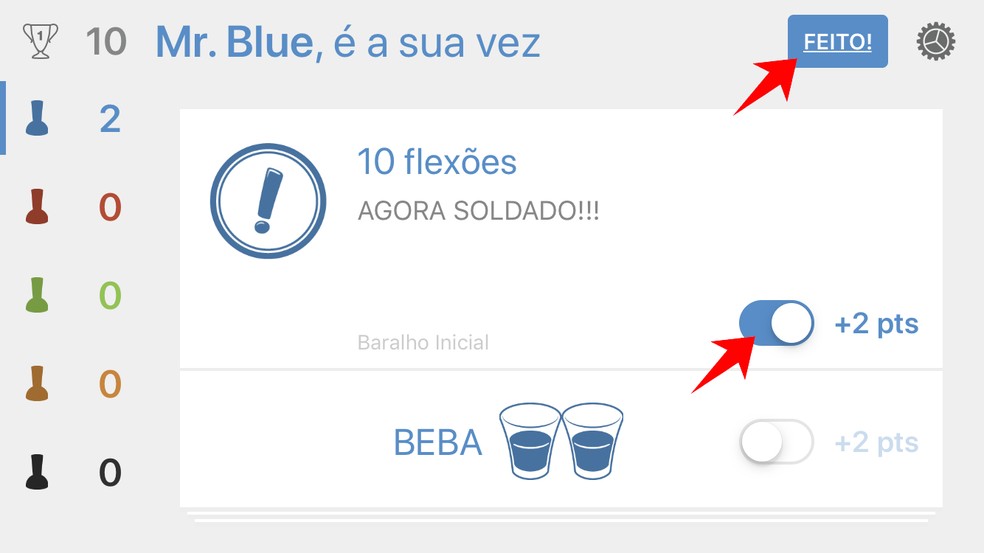 Como usar o iPuke, jogo com baralhos e desafios para beber com amigos