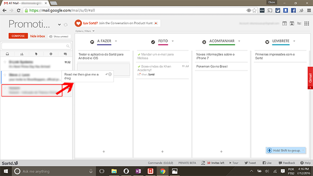 Sortd transforma seu Gmail em um app de tarefas; veja como funciona