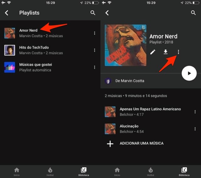 Como criar playlists no YouTube Music no PC ou celular Android e iPhone
