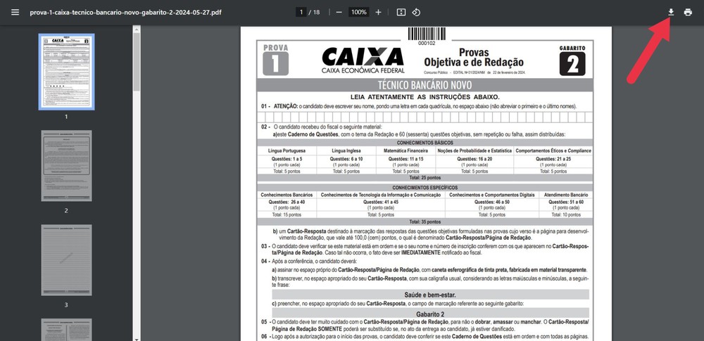 Concurso da Caixa 2024: como ver gabarito da prova e entrar com recurso