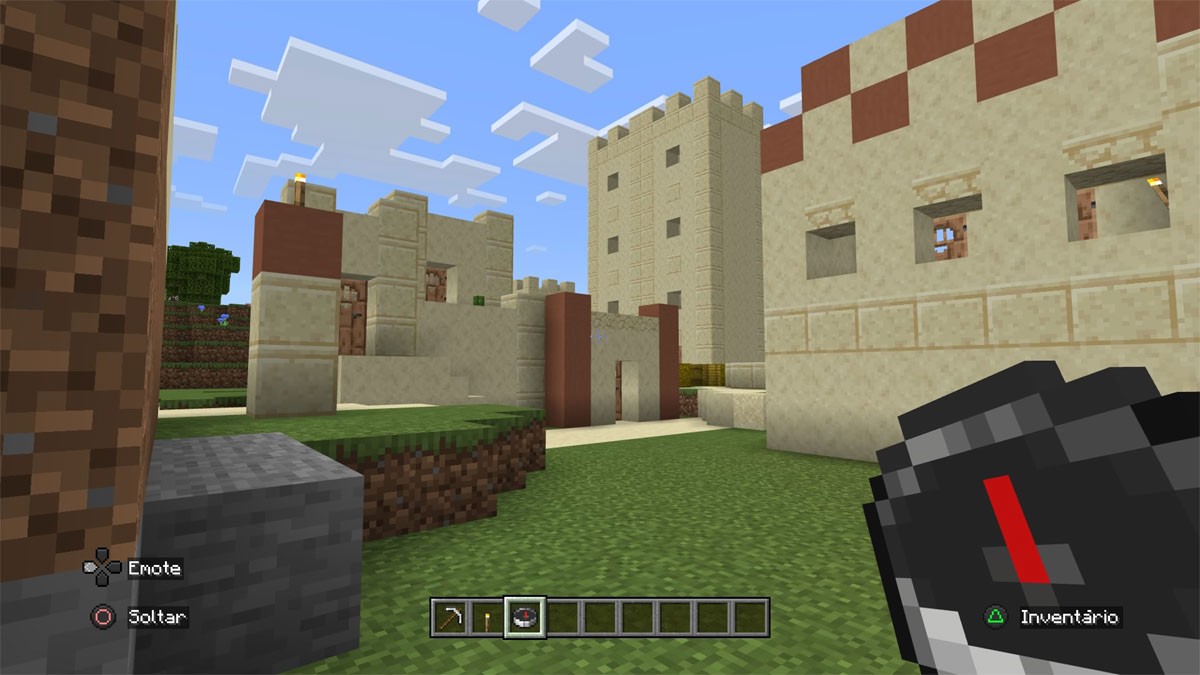 Como fazer bússola no Minecraft