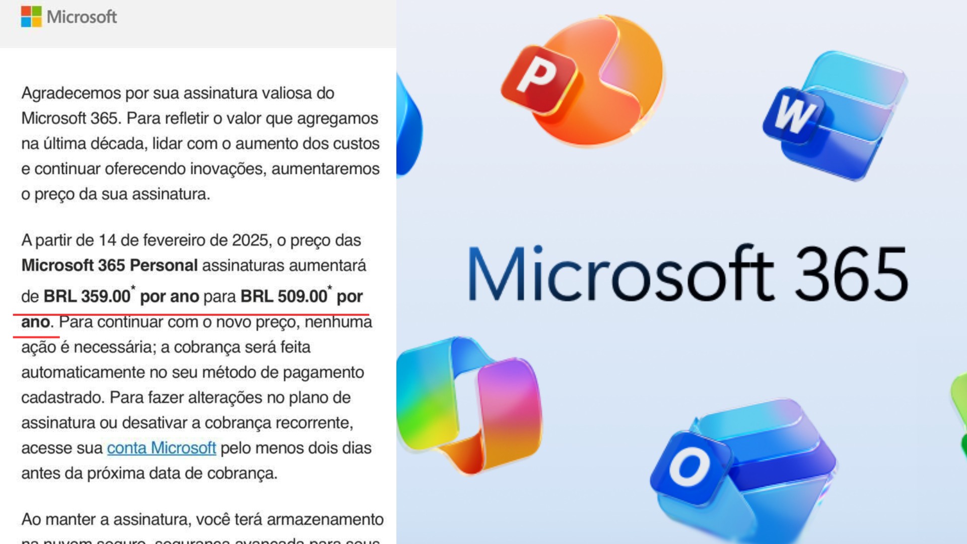 Microsoft 365 tem aumento de 42%; saiba como pagar mais barato