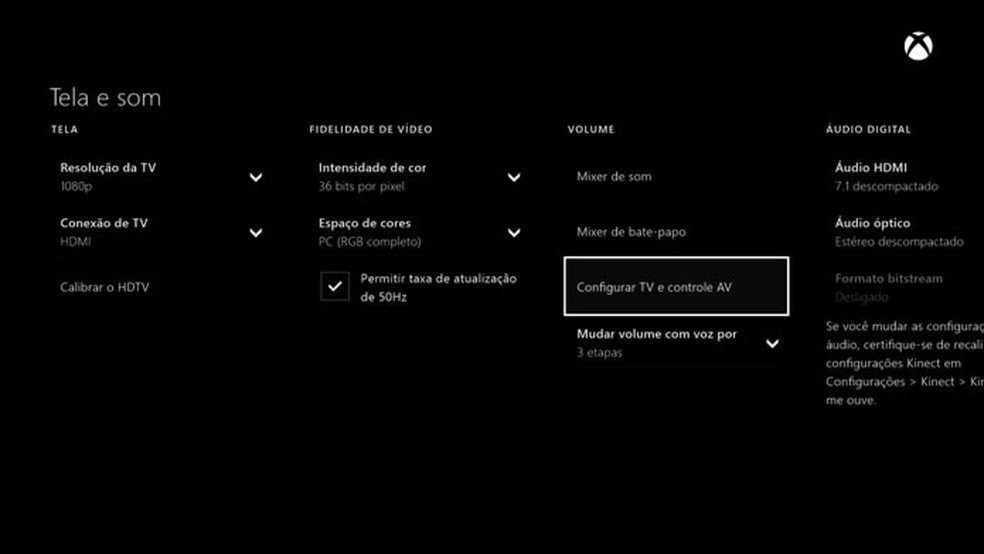 Xbox One vai usar automaticamente o modo jogo da sua TV – Tecnoblog