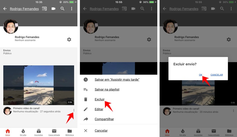 Como criar um canal no YouTube pelo celular