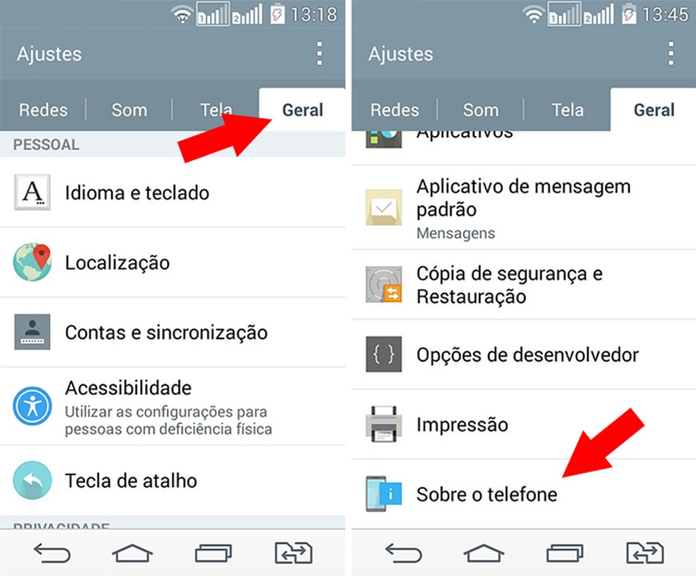 LG G2 Lite: como fazer a atualização do Android no celular