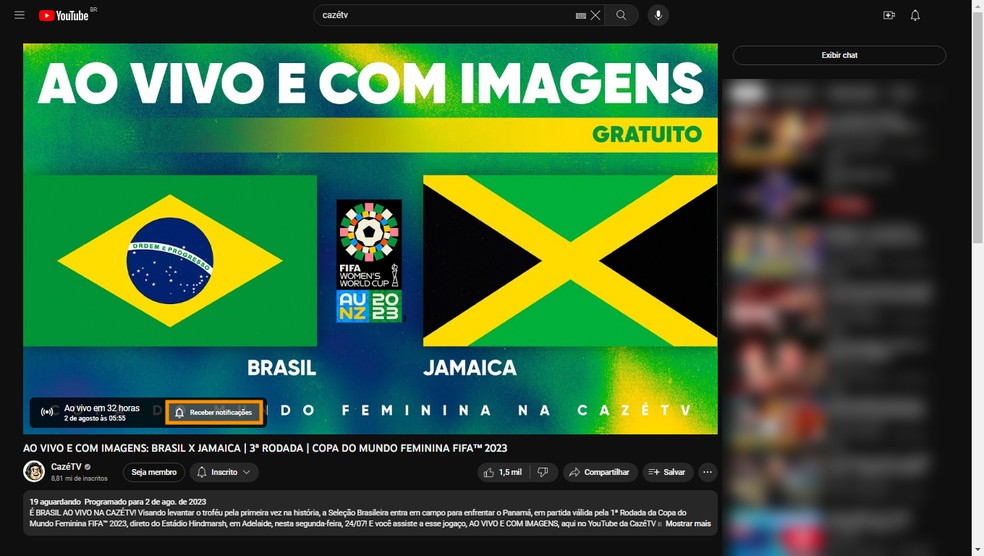 Brasil x Suíça: veja como assistir online e ao vivo ao jogo pelo