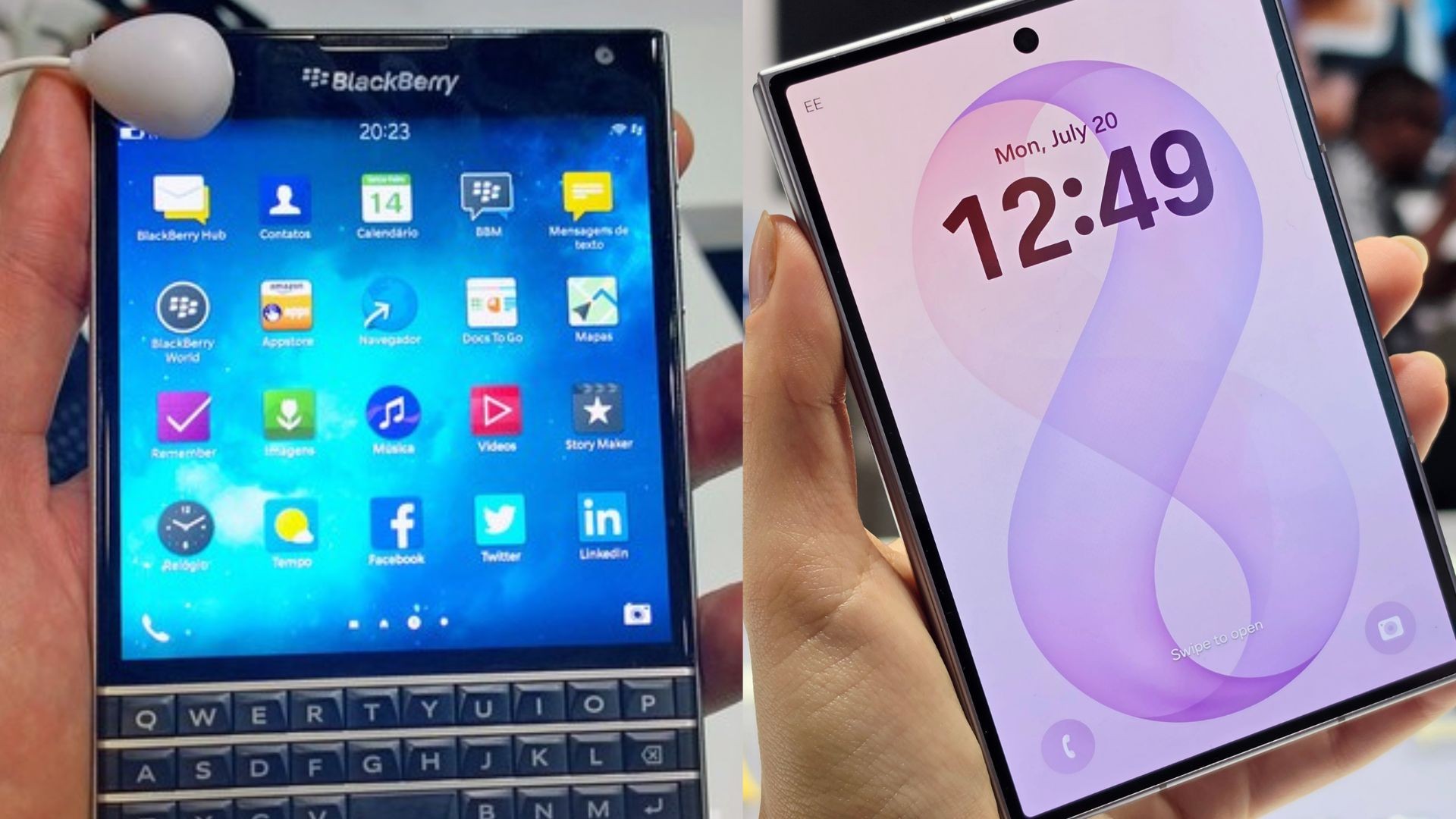 BlackBerry Passport: relembre celular de 2014 com tela comparada ao Z Fold 8