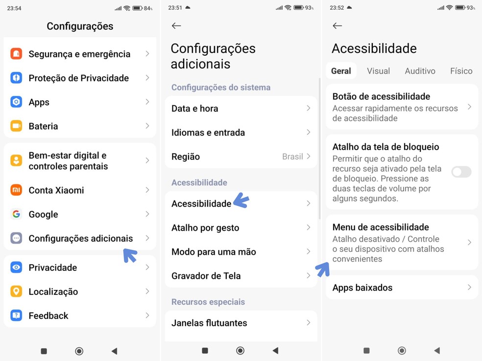 De Como Desligar UM Celular Xiaomi Pelo Modo de Aptibilidade - Foto: Reprodução