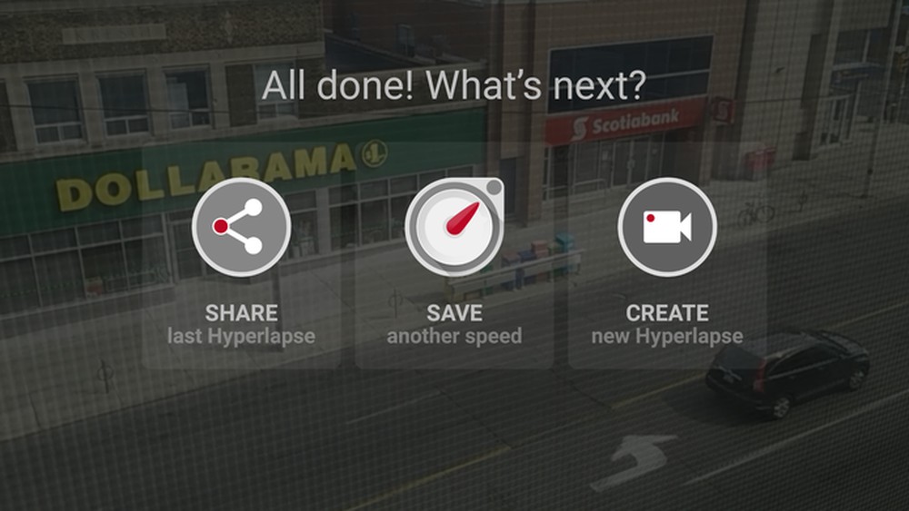 Como usar o Microsoft Hyperlapse Mobile no Android