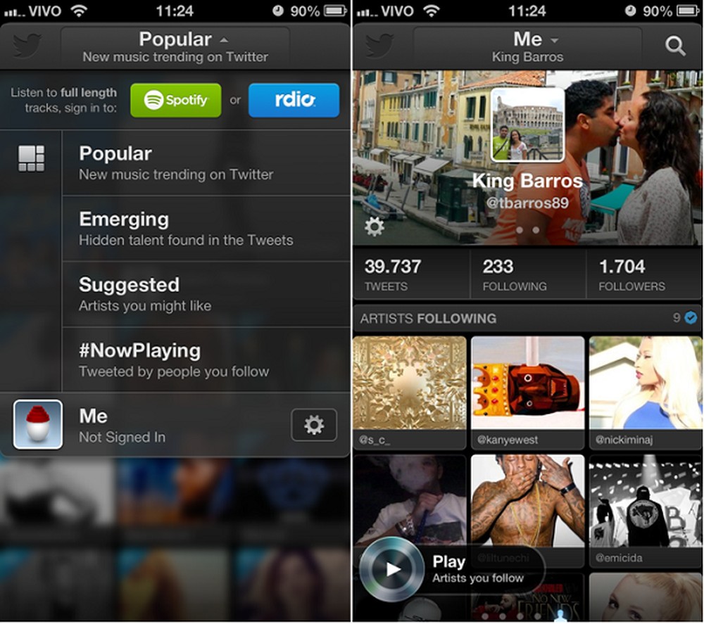 Como usar o Twitter #Music, nova rede musical de recomendações