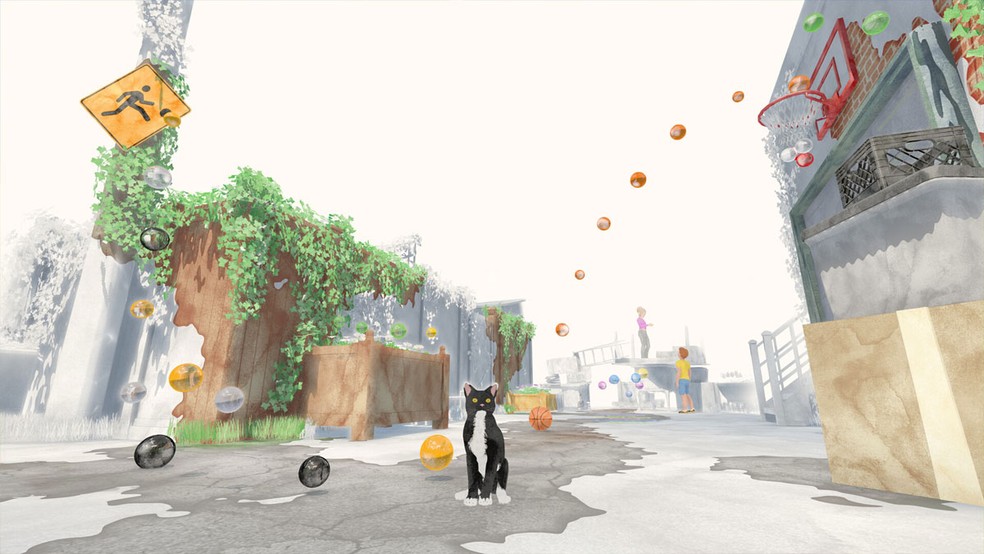 Été é um jogo relaxante sobre pintura em que jogadores podem se inspirar pelo cenário e usar objetos e animais que encontram em seu caminho em suas obras — Foto: Reprodução/Steam