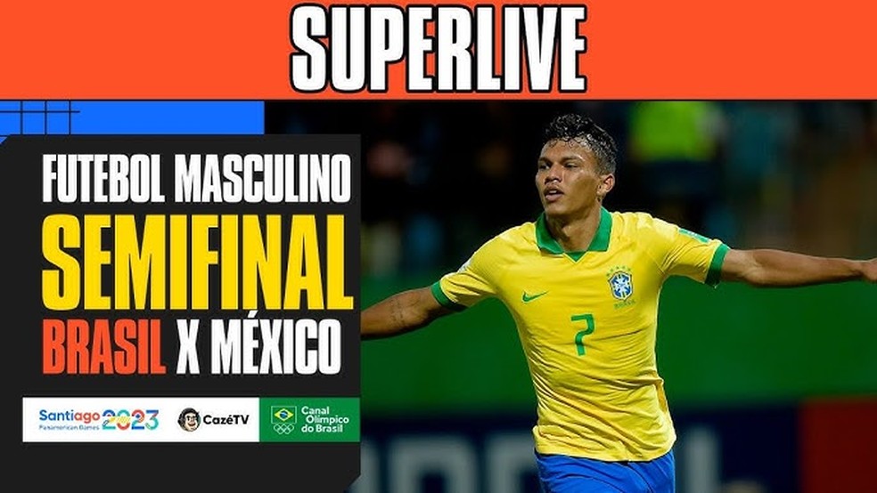 Brasil x México no Pan 2023: como assistir à semifinal do futebol