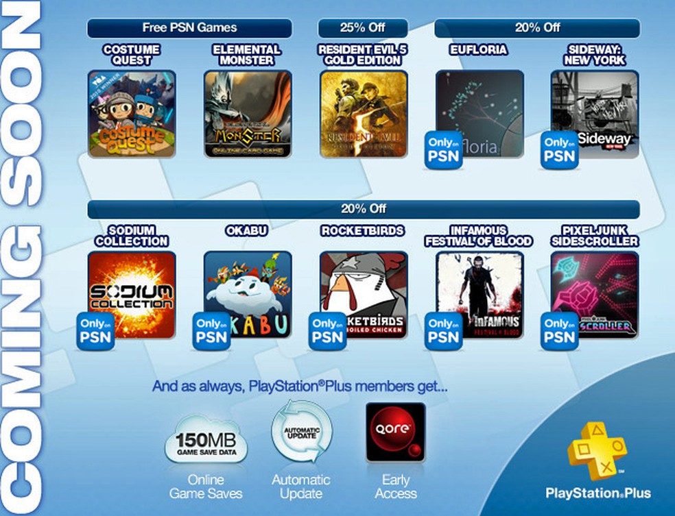 Confira conteúdo PlayStation Plus do mês de Outubro, Notícias