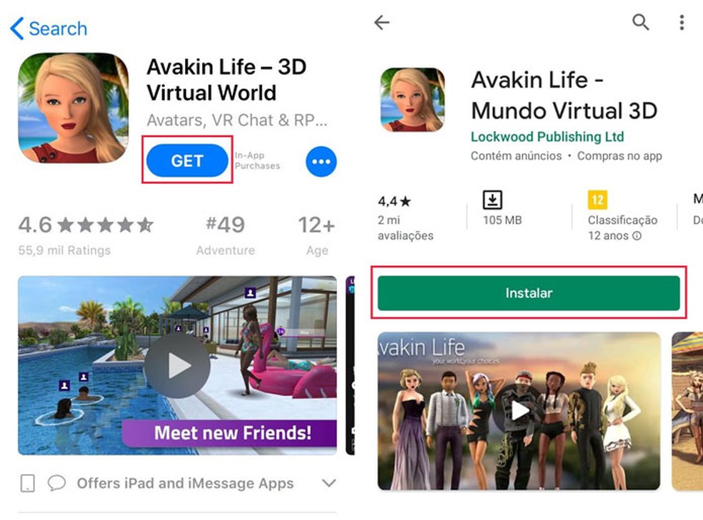 Avakin Life - Mundo Virtual 3D – Apps no Google Play