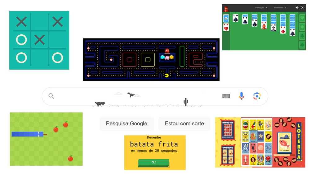 7 jogos escondidos no Google para curtir agora e passar o tempo
