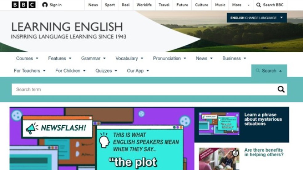 Aprimore seus conhecimentos na língua inglesa com a BBC Learning English — Foto: Reprodução/Thaisi Carvalho