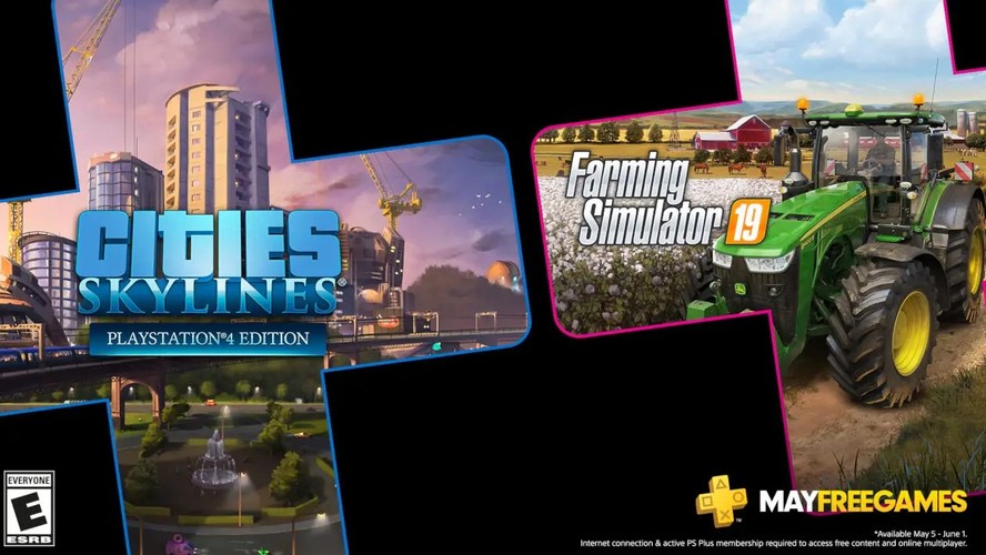 Farming Simulator e Cities Skylines são jogos grátis da PS Plus de