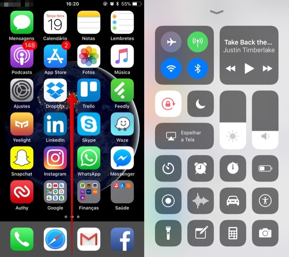 Como personalizar a Central de Controle do iPhone