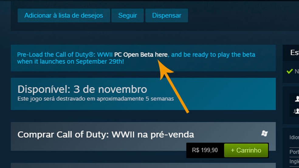 Call of Duty WWII : Requisitos mínimos para su Beta abierta