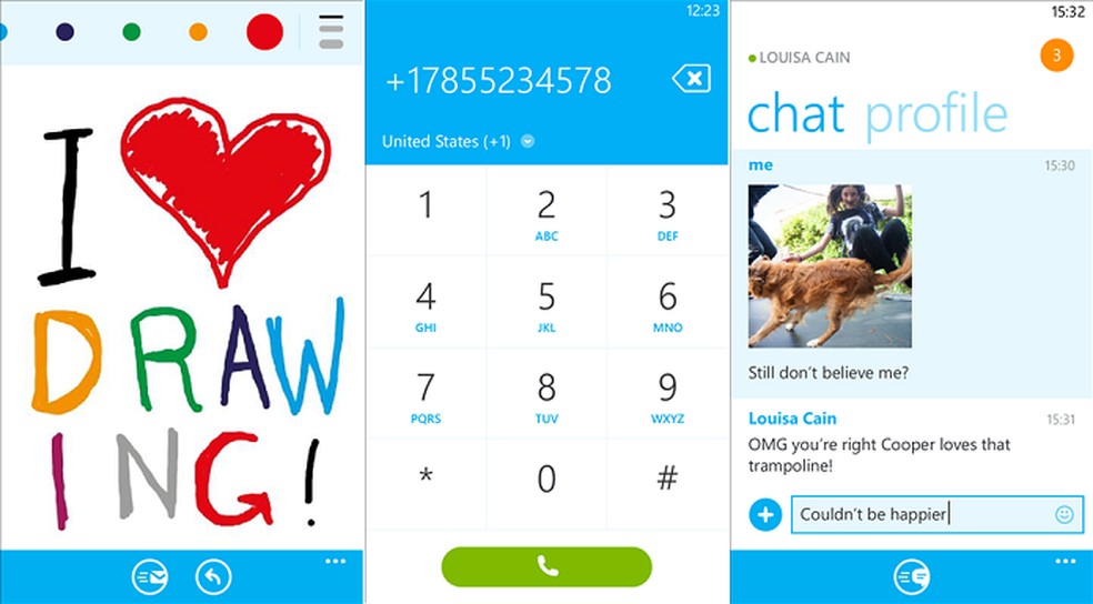 Skype ganhou novo recurso de desenho para Windows Phone (Foto: Divulgação) — Foto: TechTudo