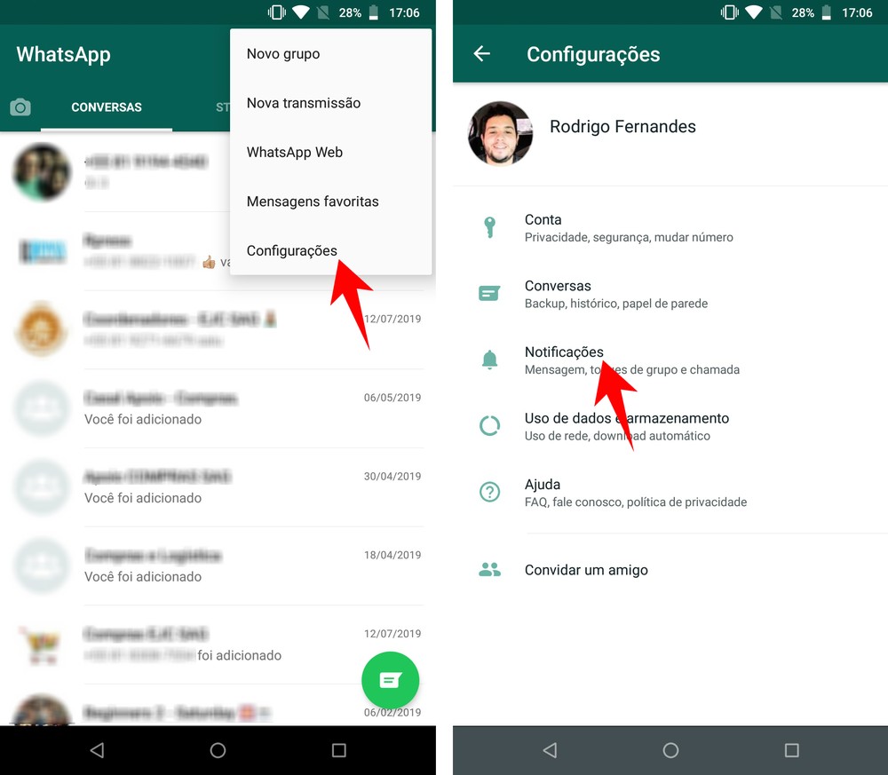 Como colocar notificação do WhatsApp na tela de bloqueio