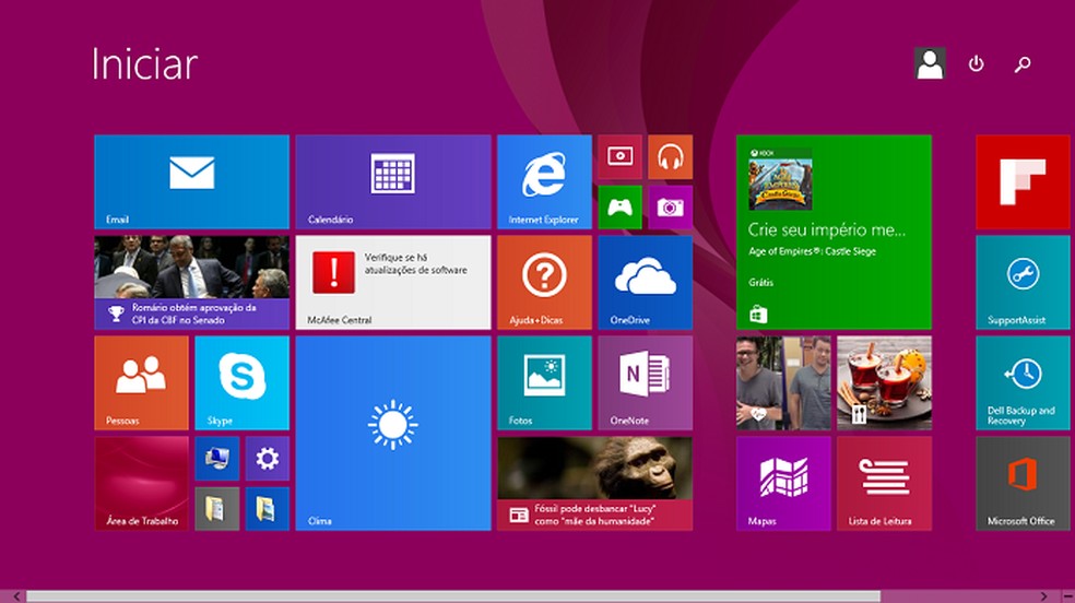 Sistema operacional do Windows possui uma variedade maior de aplicativos — Foto: Reprodução/Thiago Barros