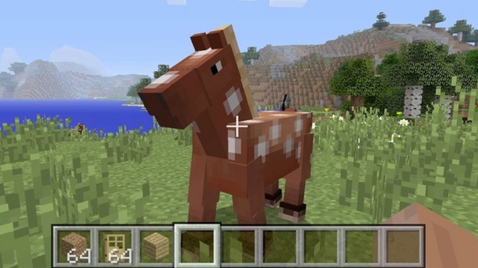 O cavalo é um dos animais mais utilizados no Minecraft — Foto: Reprodução/TechTudo