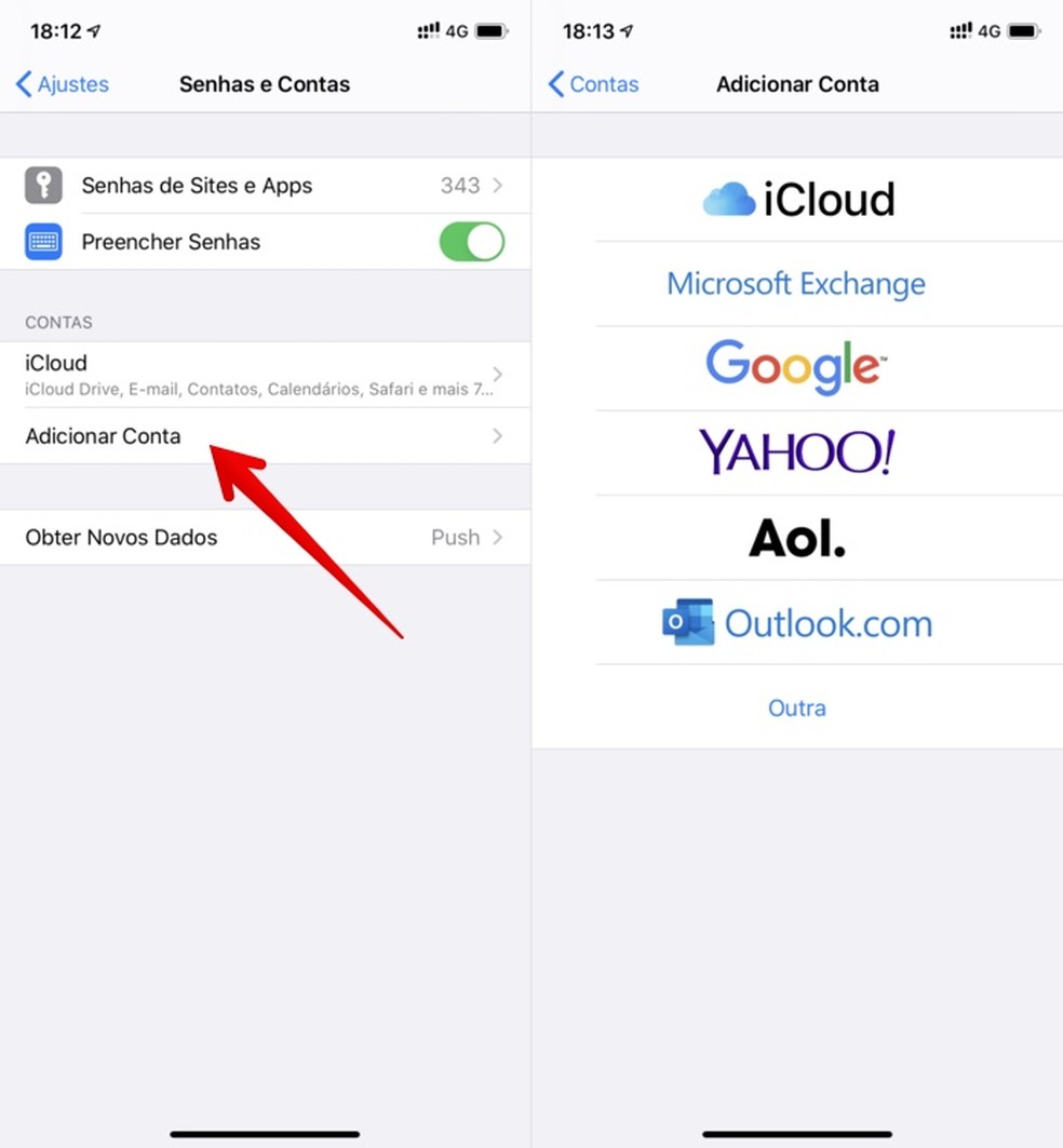 Como configurar e-mail do Yahoo no iPhone ou iPad