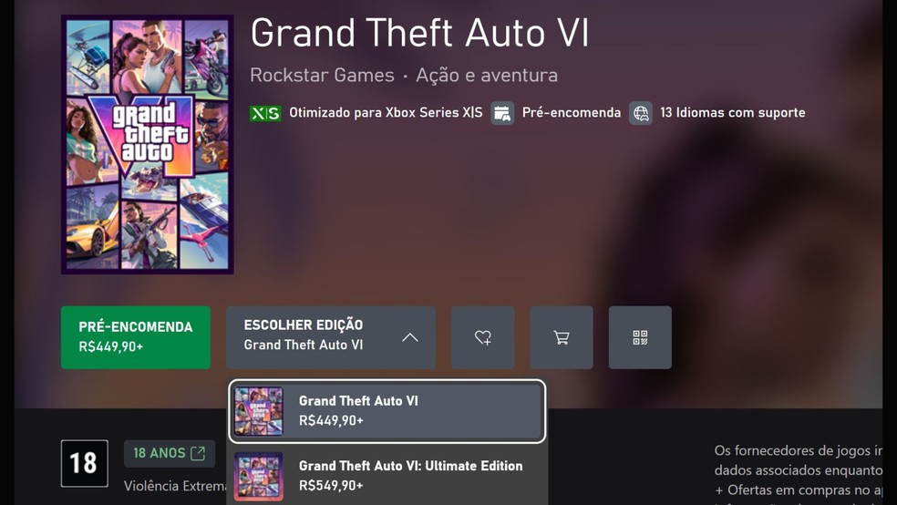  Reprodução/Microsoft Store