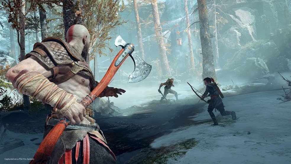 O retorno de Kratos surpreendeu jogadores e venceu contra favoritos como Red Dead Redemption 2 no The Game Awards 2018 — Foto: Divulgação/Sony