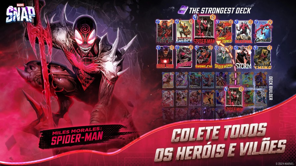 Monte um deck poderoso em Marvel Snap — Foto: Reprodução/Google Play Store