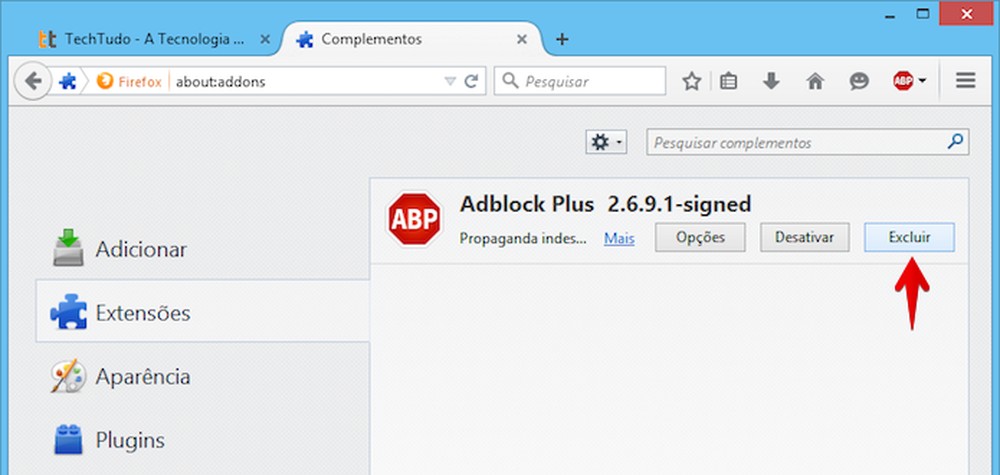 Como tirar os complementos do Chrome, Internet Explorer e Firefox