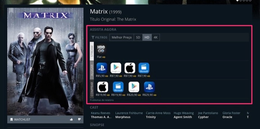 Filmes para assistir: site mostra catálogo de serviços de streaming
